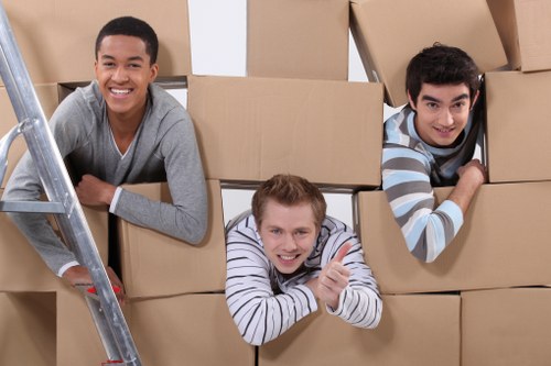 Checklist and packed essentials prepared for a house move