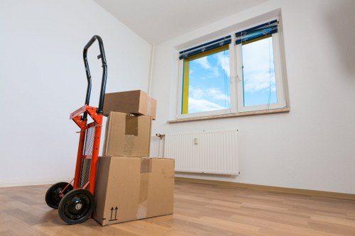 Careful packing and transport for a local removals van job